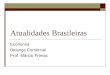 Atualidades Brasileiras Economia Balança Comercial Prof. Márcio Primac