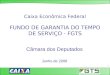 1 Caixa Econômica Federal FUNDO DE GARANTIA DO TEMPO DE SERVIÇO - FGTS Câmara dos Deputados Junho de 2008