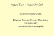AquaTox - AquAMiGA ECOTOXICOLOGIA Regina Teresa Rosim Monteiro CENA/USP monteiro@cena.usp.br