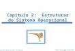 Silberschatz, Galvin and Gagne ©2009 Operating System Concepts – 8 th Edition Capítulo 2: Estruturas do Sistema Operacional
