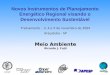 Meio Ambiente Ricardo J. Fujii Treinamento – 3, 4 e 5 de novembro de 2004 Araçatuba - SP Novos Instrumentos de Planejamento Energético Regional visando