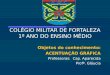 - Criação do Centro Regional de Cultura Militar
