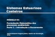 Sistemas Estuarinos Costeiros Carlos Ruberto Fragoso Júnior, Centro de Tecnologia, UFAL MÓDULO IV: Formulação Matemática dos processos ambientais Parte