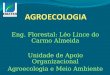 Eng. Florestal: Léo Lince do Carmo Almeida Unidade de Apoio Organizacional Agroecologia e Meio Ambiente