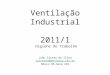 Ventilação Industrial 2011/1 Higiene do Trabalho João Cícero da Silva jciceros@mecanica.ufu.br Bloco 1M-Sala 216 jciceros@mecanica.ufu.br