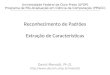 Reconhecimento de Padrões Extração de Características David Menotti, Ph.D.  Universidade Federal de Ouro Preto (UFOP) Programa