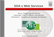 SOA e Web Services Aluno: Thiago Caproni Tavares Orientador: Prof. Dr. Marcos José Santana Seminários – Disciplina de Sistemas Distribuídos 22 de Novembro