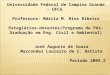 Universidade Federal de Campina Grande – UFCG Professora: Márcia M. Rios Ribeiro Estagiários-docentes(Programa de Pós- Graduação em Eng. Civil e Ambiental)