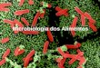 Microbiologia dos Alimentos. Alimentos meio de crescimento para microrganismos - deterioração - disseminação de infecções - intoxicações - produção de
