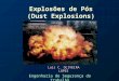 Explosões de Pós (Dust Explosions) Luís C. OLIVEIRA LOPES 25 de abril de 2003 Engenharia de Segurança do Trabalho