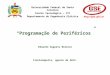 Programação de Periféricos Eduardo Augusto Bezerra Florianópolis, agosto de 2012. Universidade Federal de Santa Catarina Centro Tecnológico – CTC Departamento