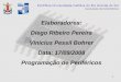 1 Elaboradores: Diego Ribeiro Pereira Vinicius Pessil Bohrer Data: 17/09/2008 Programação de Periféricos