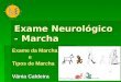 Exame Neurológico - Marcha Exame da Marcha e Tipos de Marcha Vânia Caldeira