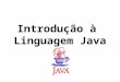 Introdução à Linguagem Java 2 Breve Histórico Sun Microsystems, 90/91: um grupo de desenvolvimento recebeu a tarefa de projetar uma linguagem de programação