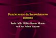 Fundamentos de Sensoriamento Remoto Profa. MSc. Rúbia Gomes Morato Prof. Dr. Ailton Luchiari