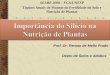Prof. Dr. Renato de Mello Prado Depto de Solos e Adubos SEABE 2008 – FCA/UNESP Tópicos Atuais do Manejo da Fertilidade do Solo e Nutrição de Plantas