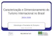 Metodologia e Resultados do Receptivo Brasília, 12 de julho de 2006 Caracterização e Dimensionamento do Turismo Internacional no Brasil 2004-2005