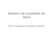 Modelos de Qualidade de Água Prof. Leonardo Fernandes Fraceto