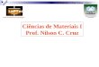 Ciências de Materiais I - Prof. Nilson – Aula 5  Ciências de Materiais I Prof. Nilson C. Cruz