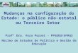 Mudanças na configuração do Estado: o público não-estatal ou Terceiro Setor Profª Dra. Vera Peroni - PPGEDU/UFRGS Núcleo de Estudos de Política e Gestão