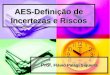 AES-Definição de Incertezas e Riscos Prof. Flávio Palagi Siqueira