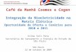 Café da Manhã Coomex e Cogen Integração da Bioeletricidade na Matriz Elétrica Oportunidade de Oferta e Cenários para 2010 e 2011 Dilma Seli Pena Secretária