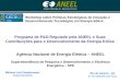 Programa de P&D Regulado pela ANEEL e Suas Contribuições para o Desenvolvimento da Energia Eólica Máximo Luiz Pompermayer Superintendente Rio de Janeiro