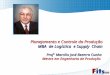 Planejamento e Controle da Produção MBA de Logística e Supply Chain Prof° Marcilio José Bezerra Cunha Mestre em Engenharia de Produção