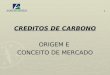  CREDITOS DE CARBONO ORIGEM E CONCEITO DE MERCADO
