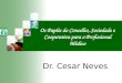 Dr. Cesar Neves Os Papéis do Conselho, Sociedade e Cooperativa para o Profissional Médico