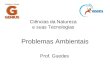 Ciências da Natureza e suas Tecnologias Prof. Guedes Problemas Ambientais