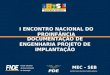 I ENCONTRO NACIONAL DO PROINFÂNCIA MEC – SEB SECRETARIA DE EDUCAÇÃO BÁSICA Fundo Nacional de Desenvolvimento da Educação DOCUMENTAÇÃO DE ENGENHARIA PROJETO