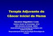 Terapia Adjuvante do Câncer Inicial da Mama Maurício Magalhães Costa Mestre e Doutor em Ginecologia UFRJ MBA Executivo em Saúde IBMEC Especialização em