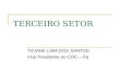 TERCEIRO SETOR TICIANE LIMA DOS SANTOS Vice Presidente do CRC – Pa