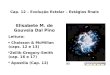 Cap. 12 – Evolução Estelar – Estágios finais Elisabete M. de Gouveia Dal Pino Leitura: Chaisson & McMillan (caps. 12 e 13) Zeilik-Gregory-Smith (cap. 16