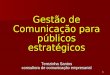 1 Gestão de Comunicação para públicos estratégicos Terezinha Santos consultora de comunicação empresarial