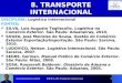 FAFICA_08_Transporte internacional1 8. TRANSPORTE INTERNACIONAL DISCIPLINA: Logística Internacional FONTES: SILVA, Luiz Augusto Tagliacollo. Logística