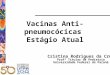 Vacinas Anti-pneumocócicas Estágio Atual Cristina Rodrigues da Cruz Profª Titular de Pediatria Universidade Federal do Paraná