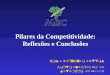 Pilares da Competitividade: Reflexões e Conclusões José Fernando Mattos Porto Alegre, 23 de setembro de 2005