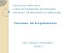FACULDADE CAMPO REAL CURSO DE ENGENHARIA DE PRODUÇÃO DISCIPLINA DE PROCESSOS DE FABRICAÇÃO Processo de Lingotamento ENG.º OSCAR B. MESPAQUE – 20/04/12