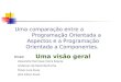 Uma comparação entre a Programação Orientada a Aspectos e a Programação Orientada a Componentes. Uma visão geral Grupo: Alexandre Henrique Vieira Soares