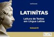 Unidade 03 LATINĬTAS Leitura de Textos em Língua Latina José Amarante