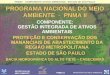 PNMAII - COMPONENTE ATIVOS AMBIENTAIS - ESTADO DE SÃO PAULO PNMA II MINISTÉRIO DO MEIO AMBIENTE SECRETARIA DO MEIO AMBIENTE PROGRAMA NACIONAL DO MEIO AMBIENTEPNMA