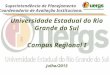 Universidade Estadual do Rio Grande do Sul Campus Regional I Julho/2013 Superintendência de Planejamento Coordenadoria de Avaliação Institucional