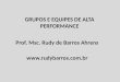 GRUPOS E EQUIPES DE ALTA PERFORMANCE Prof. Msc. Rudy de Barros Ahrens 