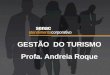GESTÃO DO TURISMO Profa. Andreia Roque. Conteúdo Programático