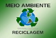MEIO AMBIENTE RECICLAGEM Reciclagem. Dispon­vel em:  
