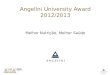 Angelini University Award 2012/2013 Melhor Nutrição, Melhor Saúde