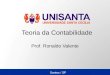 Santos / SP Teoria da Contabilidade Prof. Ronaldo Valente