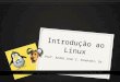 Introdução ao Linux Prof. André Leon S. Gradvohl, Dr